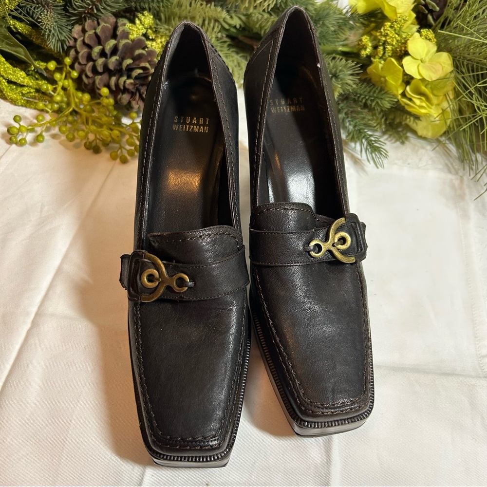 Stuart Weitzman Leather Brown Pumps- Woman’s Size 8.5